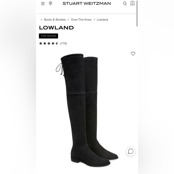 Stuart Weitzman Lowland Boots - Picture 1 of 8